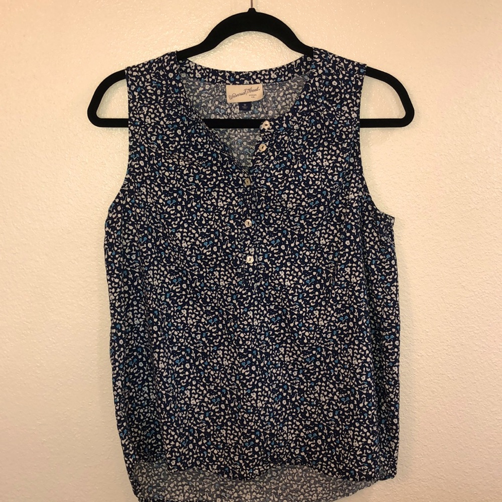 Sleeveless Floral Top